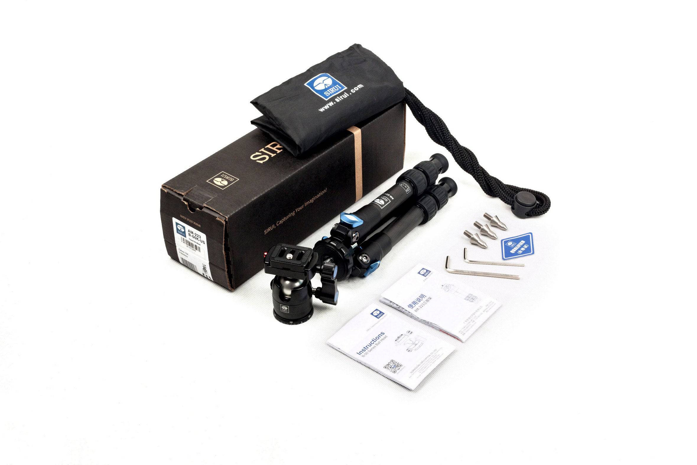 Sirui AM-223 Tripod + B-00K Ballhead - Image 4